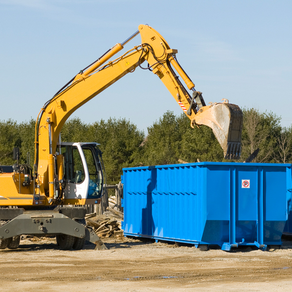 how many times can i have a residential dumpster rental emptied in Van Buren Point NY